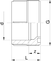 Show details for +GF+ SYGEF Standard Einschraubteil Muffenschweissen PN16, Grösse: 25, Art.Nr.: 735640107 Picture of +GF+ SYGEF Standard Einschraubteil Muffenschweissen PN16, Grösse: 25, Art.Nr.: 735640107