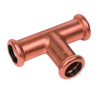 Show details for +GF+ PRESS-FIT Wasser T reduziert Kupfer, d mm: 15 ‑ 12 ‑ 12, Art.Nr.: 767613021 Picture of +GF+ PRESS-FIT Wasser T reduziert Kupfer, d mm: 15 ‑ 12 ‑ 12, Art.Nr.: 767613021
