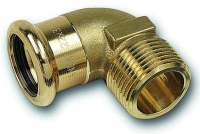 Show details for +GF+ PRESS-FIT Wasser Winkel 90° Siliziumbronze, d mm: 54, Art.Nr.: 767609414 Picture of +GF+ PRESS-FIT Wasser Winkel 90° Siliziumbronze, d mm: 54, Art.Nr.: 767609414