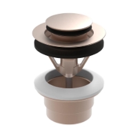 Show details for LAUFEN - SANITARY ACCESSORIES - Ablaufventil, "Automatic Clic" & immer offen, 63 mm x G1 1/4'', PVD Roségold gebürstet, Art.Nr. :HF503063426000 Picture of LAUFEN - SANITARY ACCESSORIES - Ablaufventil, "Automatic Clic" & immer offen, 63 mm x G1 1/4'', PVD Roségold gebürstet, Art.Nr. :HF503063426000