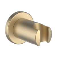 Show details for LAUFEN - SANITARY ACCESSORIES - Twin, fester Handbrausenhalter, Ausladung 52 mm, runde Rosette, PVD blassgold matt, Art.Nr. :HF504779462000 Picture of LAUFEN - SANITARY ACCESSORIES - Twin, fester Handbrausenhalter, Ausladung 52 mm, runde Rosette, PVD blassgold matt, Art.Nr. :HF504779462000