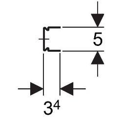 Bild von Geberit Duofix Set Systemschiene,L = 2x3m , Art.Nr. : 111.878.00.2