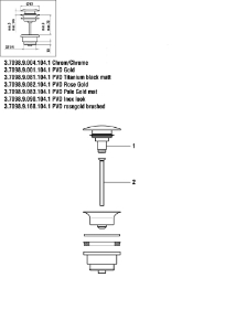 Bild von LAUFEN - VENTILSTOPFEN CLIC ABLAUFVENTIL F463, Art.Nr. :WI519010463000
