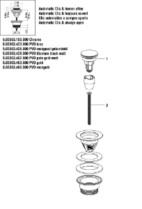 Bild von LAUFEN - VENTILSTOPFEN d40MM CHRO, Art.Nr. :WI519014100000