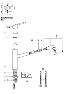 Bild von LAUFEN - LUFTMISCHDUESE M22X1 INOX, Art.Nr. :WI559024441000