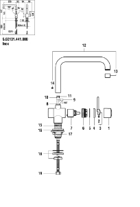 Bild von LAUFEN - LUFTM. M22X1 9L/MIN EDELSTAHL, Art.Nr. :WI559052441000