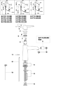 Bild von LAUFEN - GELENKMISCHDÜSE BIDETMISCHER M18X1 CHRO, Art.Nr. :WI559082100000