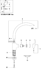 Bild von LAUFEN - KAPPE EDELSTAHL, Art.Nr. :WI560049441