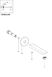 Bild von LAUFEN - ROSETTE WANDAUSLAUF d55 CHRO, Art.Nr. :WI567024100000