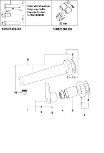 Bild von LAUFEN - WANDAUSLAUF ROSETTE d58 KOMPLET CHRO, Art.Nr. :WI569072100000