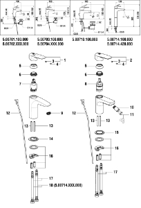 Bild von LAUFEN - HEBEL LAURIN LAUFEN 35MM ECO+ CHRO, Art.Nr. :WI570164100600