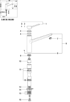 Show details for LAUFEN - HEBEL SWISSTAP KÜCHEN K35 LAUFEN CHRO, Art.Nr. :WI570200100600 Picture of LAUFEN - HEBEL SWISSTAP KÜCHEN K35 LAUFEN CHRO, Art.Nr. :WI570200100600