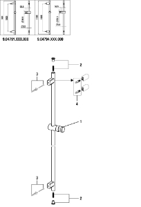 Bild von LAUFEN - GLEITER ZU TWINGLISS STANGE LAUFEN F428, Art.Nr. :WI573515428000