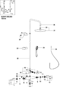 Bild von LAUFEN - MENGENGRIFF BADSTATION THERM CHRO, Art.Nr. :WI577196100000