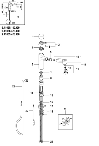 Bild von LAUFEN - BRAUSESIEB KOMPLETT ZU CLASS F428, Art.Nr. :WI960373428000