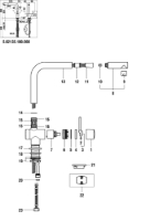 Show details for LAUFEN - ZUGAUSLAUF G3/8 TWIN SPT-MISCHER CHRO, Art.Nr. :WI968310100001 Picture of LAUFEN - ZUGAUSLAUF G3/8 TWIN SPT-MISCHER CHRO, Art.Nr. :WI968310100001