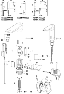 Bild von LAUFEN - SET MISCHERWELLE IR WASCHTISCHMISCHER, Art.Nr. :WI577166000000