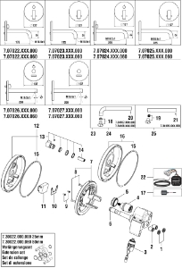 Bild von LAUFEN - TWINTRONIC DICHTUNGSPLATTE KOMPLETT SP, Art.Nr. :WI769044000000
