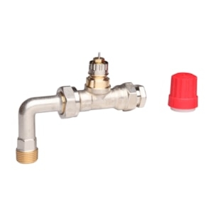 Picture of Danfoss - Steigrohrventil, RA-K mit Bogen, kein RLV, Durchgang, Art.Nr. :013G3363