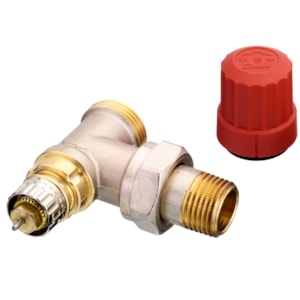 Picture of Danfoss - Ventilgehäuse, RA-N, Normaler Durchfluss, DN 15, Eck, D, Art.Nr. :013G4201