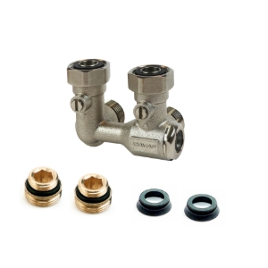 Picture of Flamco - comap - Autosar Hahnblock Eck links ¾EK, Art.Nr. : 983202