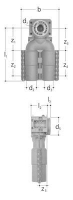 Show products in category +GF+ INSTAFLEX Dose 2-fach 90° Messing/Kunststoff Picture for category +GF+ INSTAFLEX Dose 2-fach 90° Messing/Kunststoff