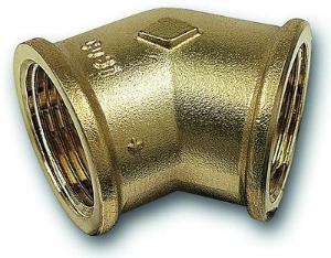 Picture of +GF+ Serie 8000 Gewindefittings Winkel 45° Siliziumbronze, Anmerkung -, Rp 1 1∕4, Art.Nr. :768120007
