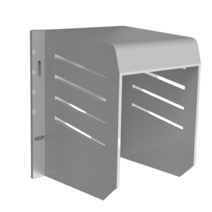 Picture of Helios - CFT/FDR-WSG Wetter-/Sonnenschutz für CFT-FTF und FDR weiss, Pulverbeschichtet RAL 9016, Art.Nr. : CFT/FDR-WSG