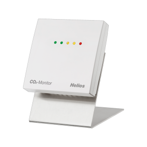 Bild von Helios - CO2 AP-A CO2-Monitor mit LED-Ampelanzeige inkl. Netzstecker und Aufsteller aus Edelstahl, Art.Nr. : CO2 AP-A