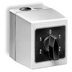 Picture of Helios - PWDA Polum- u. Wendeschalter 3-PH Dahlander Motoren, 400V, 3-PH, max. 25A, IP65, Art.Nr. : PWDA