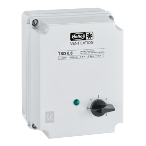Bild von Helios - TSD 11 Trafo-Drehzahlregler 5-stufig, 400V/50Hz max. Belastung 11A, Art.Nr. : TSD 11