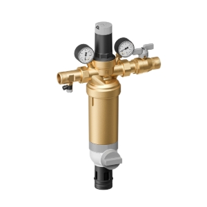 Picture of Honeywell Resideo Hauswasser-Station HS10S, 100 µm, bleifrei, Gewindetülle 1 1/4", Messing-Filtertasse, Art.Nr. :HS10S-11/4LFAAM