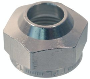 Picture of TKM Überwurfmuttern TKM , für Weichstahl- und Mehrschichtrohre, Messing, Anschlussgewinde M 22, Abmessung mm: 14 x 16, Art.Nr. :10088398