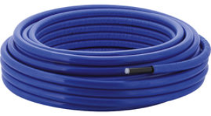 Picture of Geberit Mepla Metallverbundrohr, rund vorgedämmt blau, Rollenware: d=20mm, Dämmung=6mm, L=50m, Art.Nr. :602.132.00.2