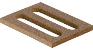 Picture of Schalldämmplatte für Geberit GIS Montagewinkel 13 cm x 13 cm, Art.Nr. :461.194.00.1