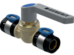 Bild von Geberit FlowFit Kugelhahn mit Betätigungshebel: d=63mm, Art.Nr. :619.856.00.1