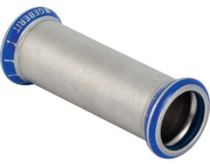 Picture of Langkupplungen GEBERIT MAPRESS Industrie und Solar (FKM blau) Edelstahl rostfrei 1.4401, Art.Nr. :50085