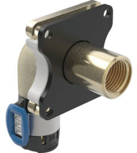 Picture of Geberit FlowFit Bogenwanddurchführung 90°: d=20mm, Rp=1/2", Art.Nr. :620.804.00.1