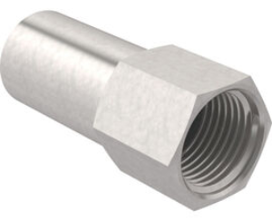 Bild von Geberit Mapress Therm Übergang mit Innengewinde und Einschubende: d=15mm, Rp=1/2", Art.Nr. :40932