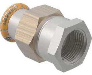 Picture of Geberit Mapress Therm Übergangsverschraubung mit Innengewinde: d=15mm, Rp=1/2", Art.Nr. :45300