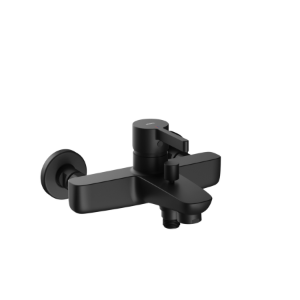 Bild von KWC - FIT Bad fest A165 matt black, AD153, ohne Brausegarnitur und Halter, Art.Nr. : 20.542.312.176