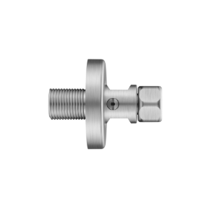 Bild von KWC - Wandanschluss 1/2"x1/2" L40 brushed steel, absperrbar, Art.Nr. : Z.538.343.177