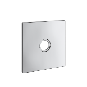 Bild von KWC - Rosette komplett zu Brausearm, brushed steel, Homebox, Art.Nr. : Z.540.155.177