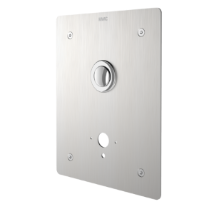 Bild von KWC F3S - F3SV1010, Selbstschluss-Waschplatzarmatur für Wandeinbau, Höhe der Abdeckplatte:245 mm, Breite der Abdeckplatte:190 mm, Ausführung Einbauarmatur:F-Set, Drucklos:nein, Art.Nr. : 2030067885