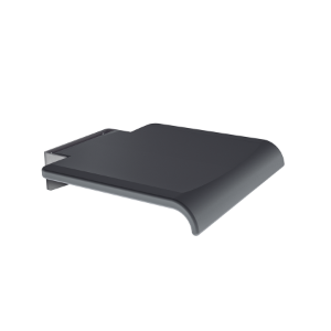 Bild von KWC MEDCARE - MEDC0013, Duschklappsitz, Gesamttiefe:458 mm, Gesamthöhe:95 mm, Rückenlehne:ja, Verdeckte Befestigung:ja, Art.Nr. : 3600003783