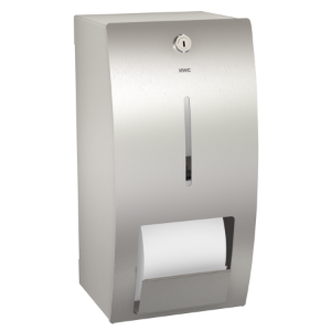 Bild von KWC STRATOS - STR671L, WC-Rollenhalter für Aufputzmontage, Maximale Tiefe/Durchmesser Verbrauchsmaterial:140 mm, Maximale Breite Verbrauchsmaterial:115 mm, Füllmenge:2, Füllmenge Me:Rollen, Art.Nr. : 3600008880
